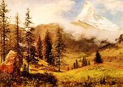 Albert Bierstadt The Matterhorn Sweden oil painting artist